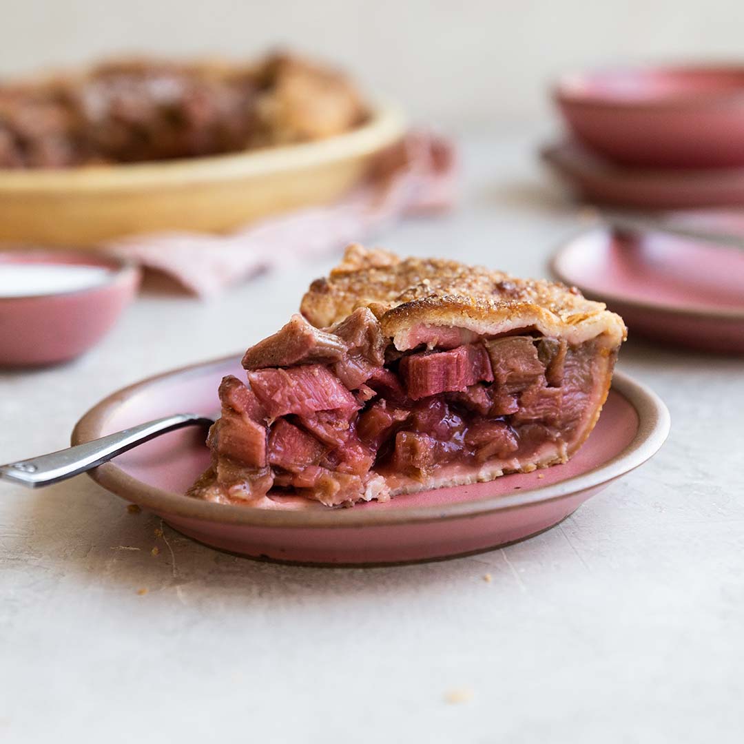 Traditional Rhubarb Pie